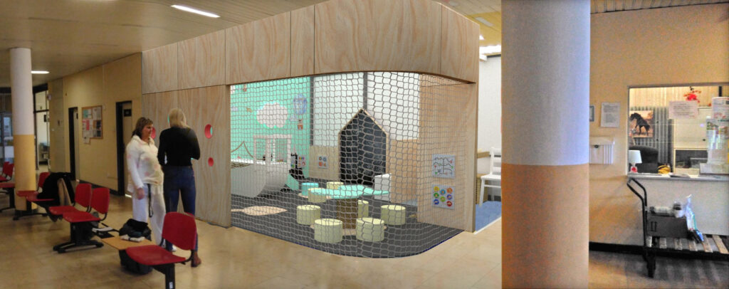 Návrh dětského koutku Fakultní nemocnice Královské Vinohrady