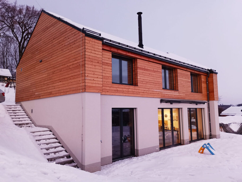Rodinný dům ve svahu v pasivním standartu Jilemnice